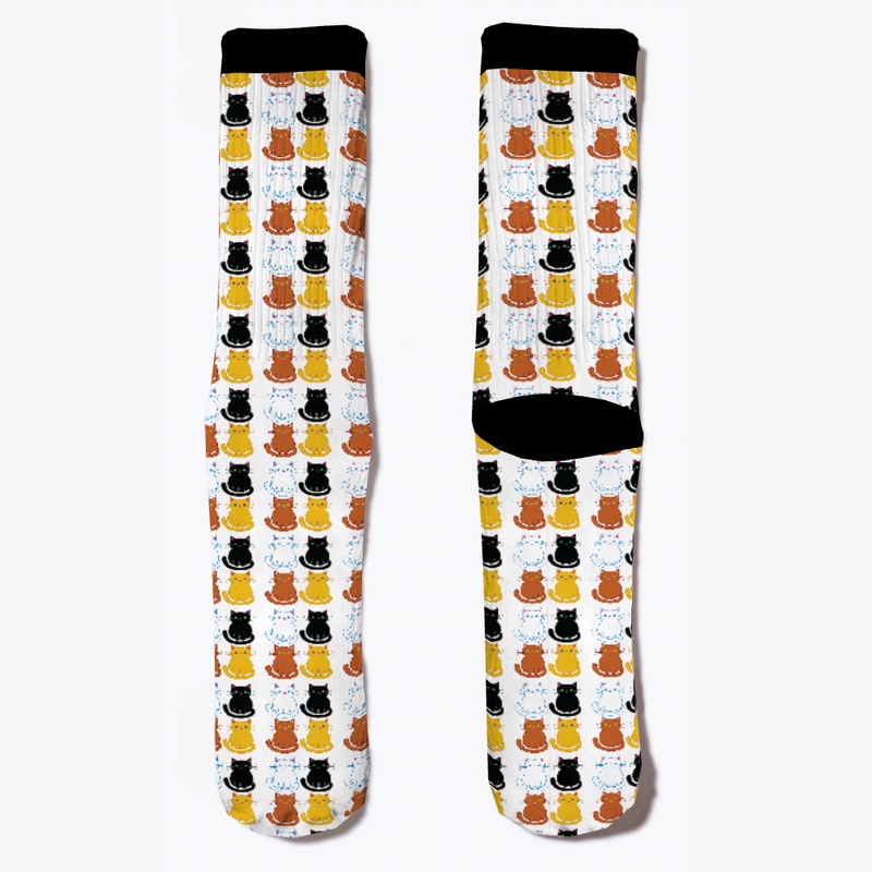 Kitty-Kitten-Cat Print Leggings