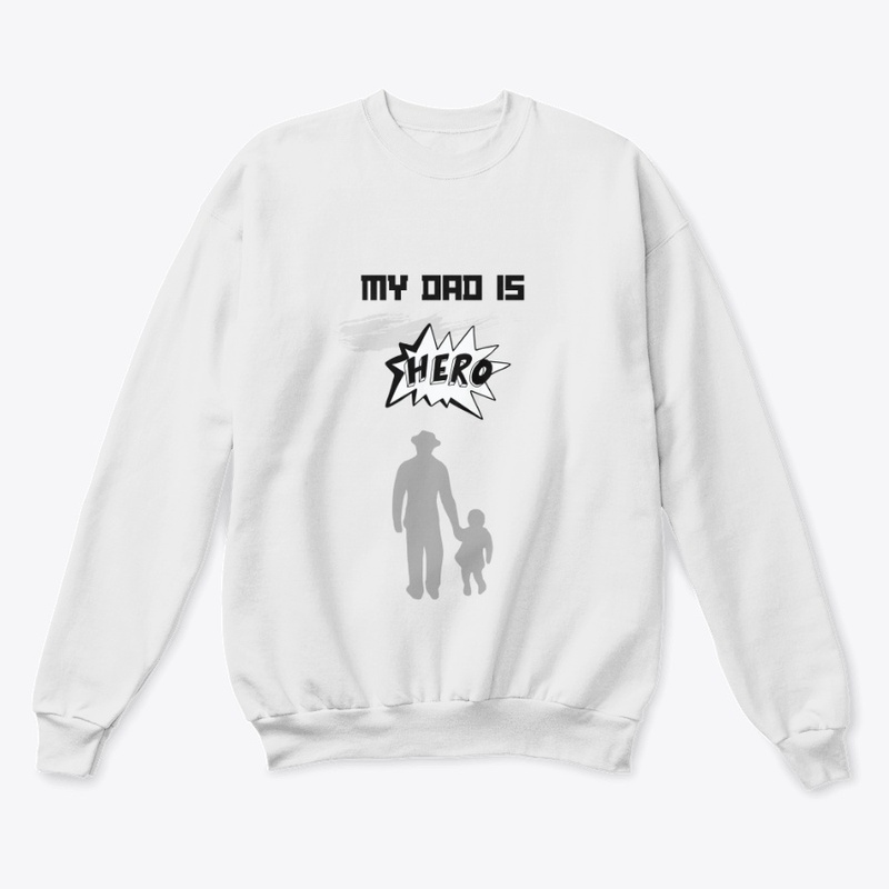 Dad Is A Hero T-shirt Design
