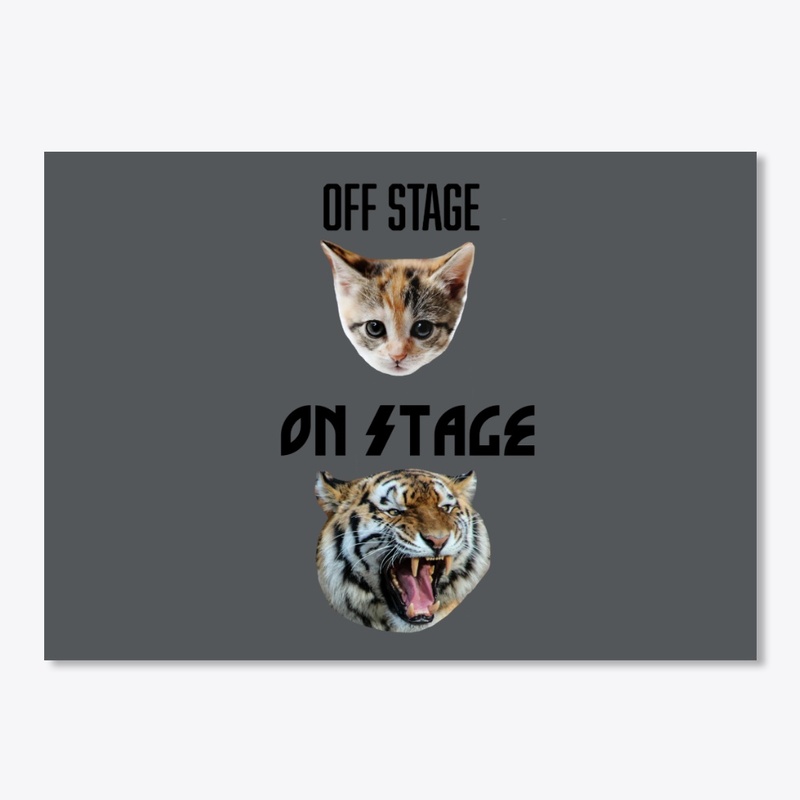 Singer off and on Stage 
