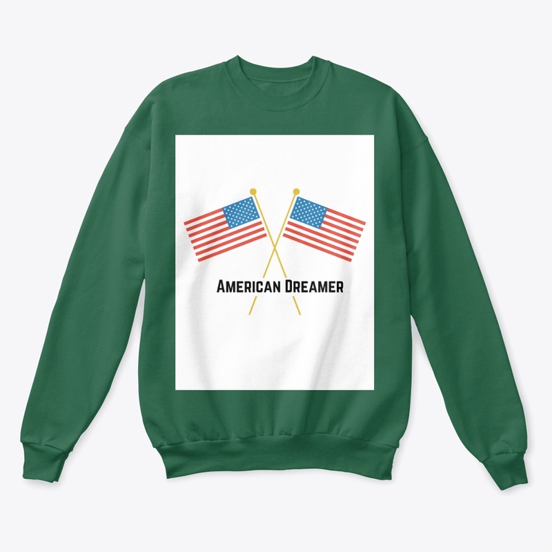 "American Dreamer" White t-shirt