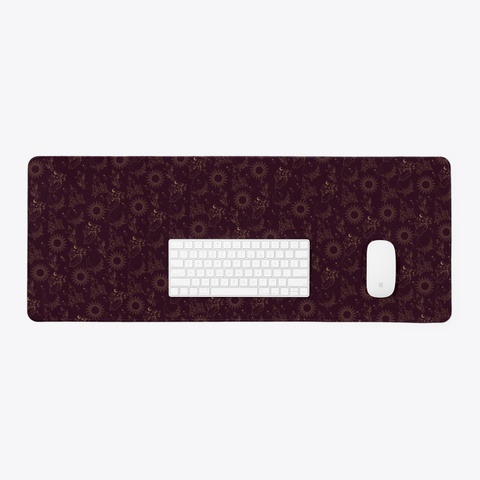 Desk Mat White T-Shirt Lifestyle