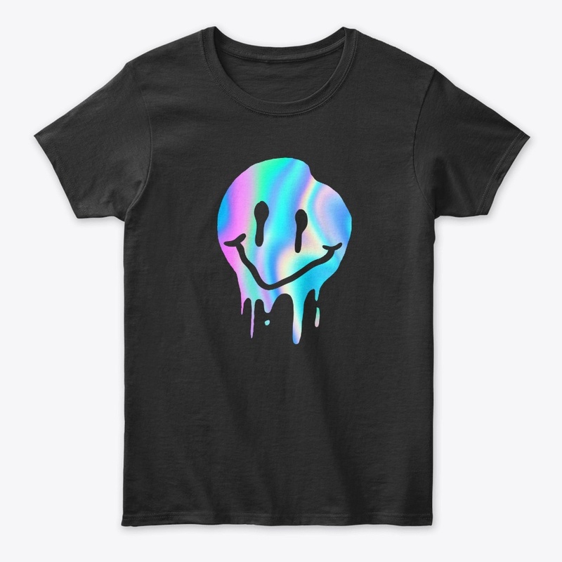 Happy Face Melting Trippy Design