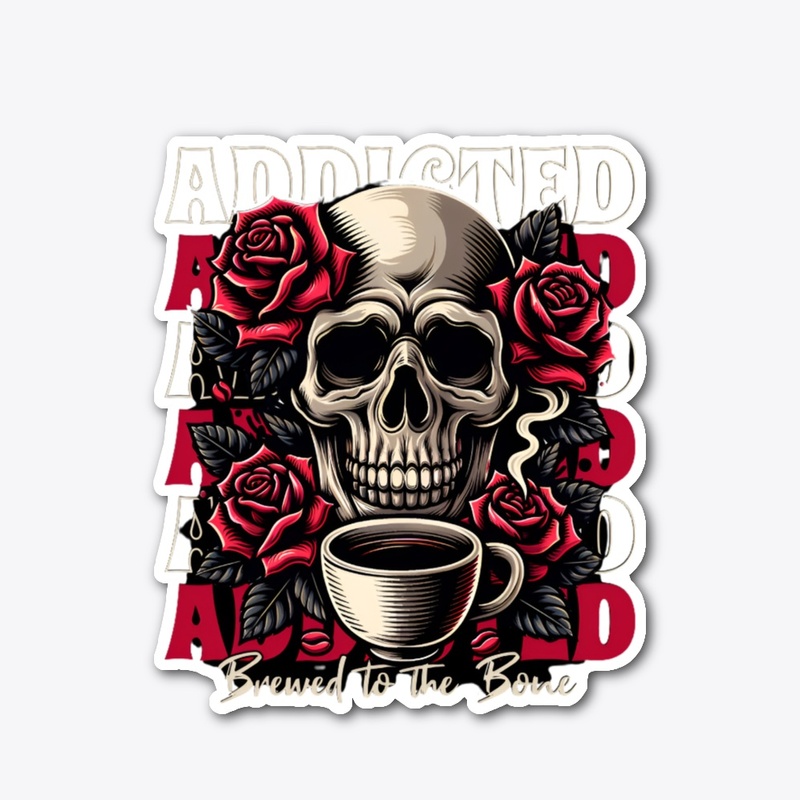 ADDICTED BREWED TO THE BONE