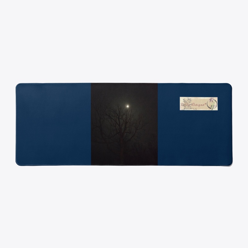 A Beautiful Moon in Haunting Trees