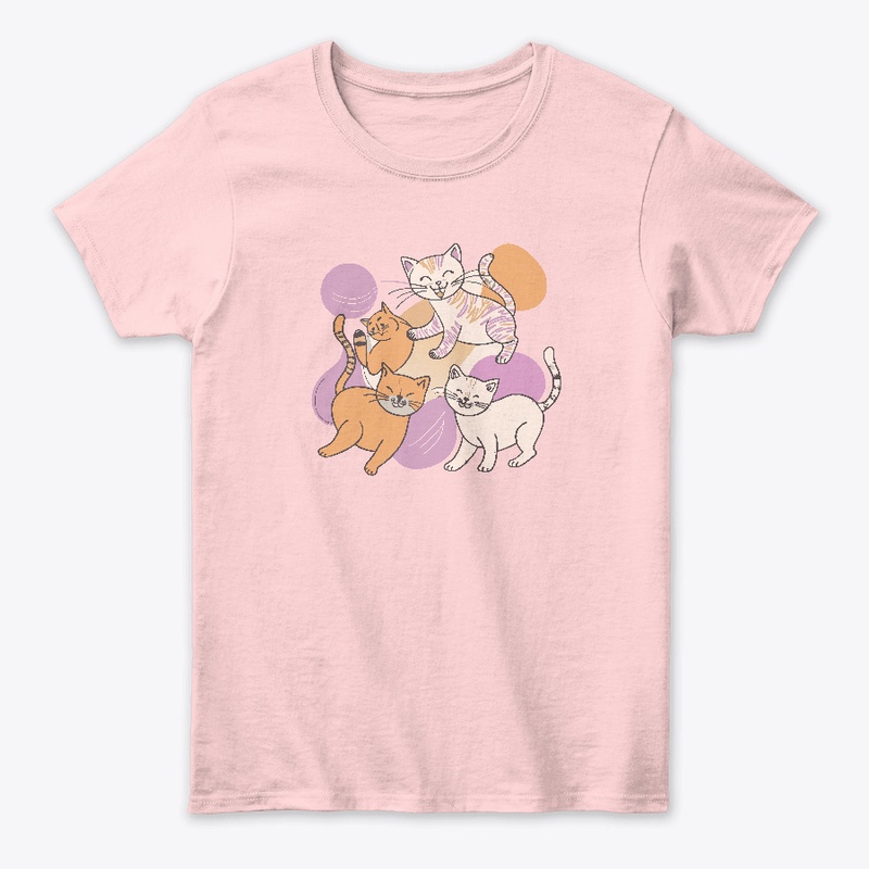 Joyful t shirt for cat lover.