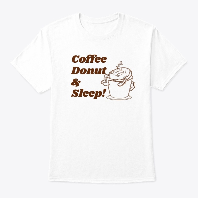 Coffee, donut and sleep