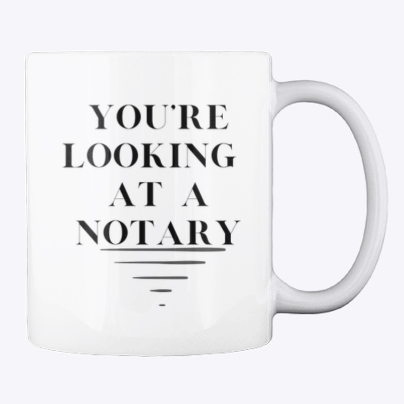 You’re looking at a notary 