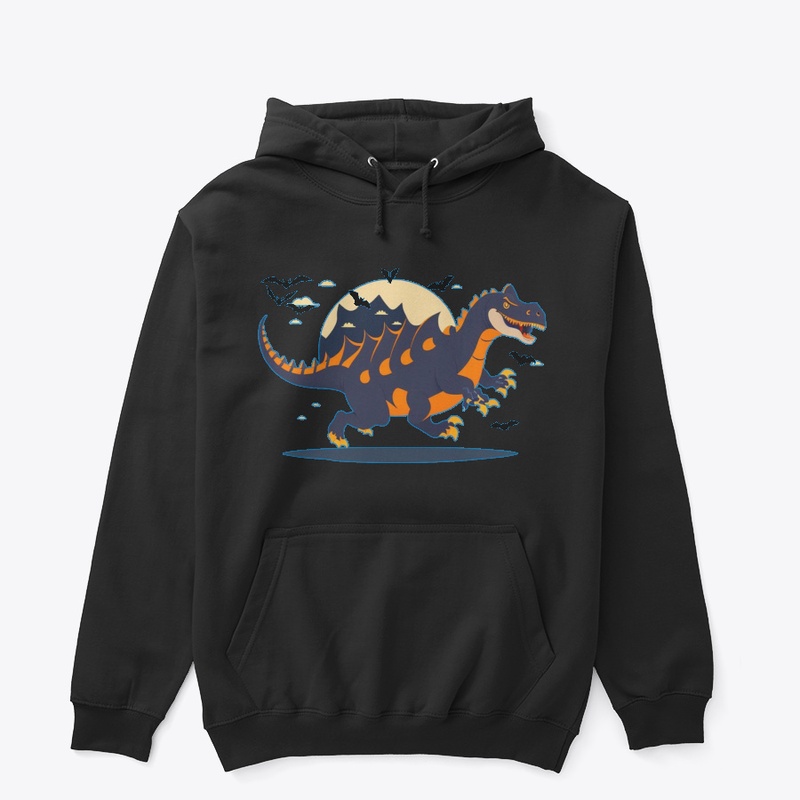 Tyranosaurus Rex Running in the night