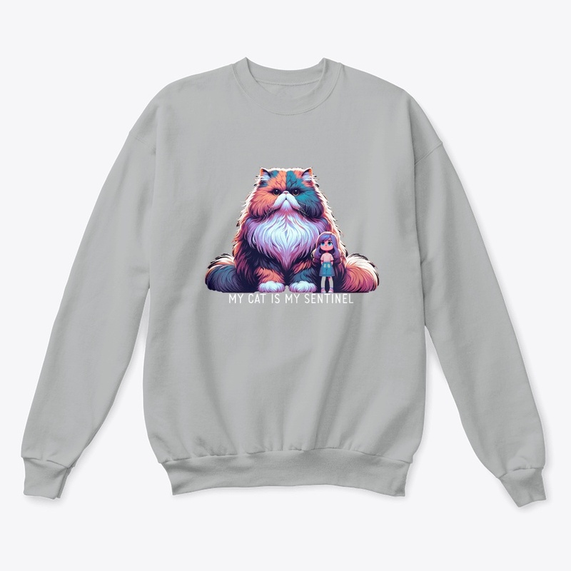 My Cat Is My Sentinel Multicolor