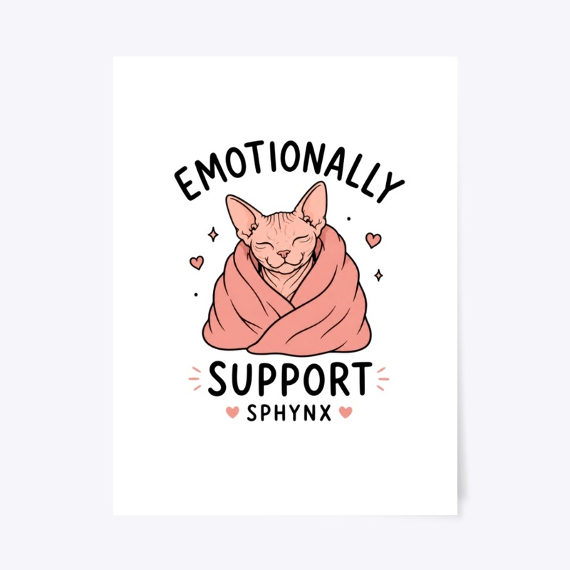 Emotional Support Sphynx Cat