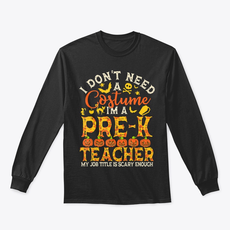 Halloween Pre K Teacher Shirt Women Men 