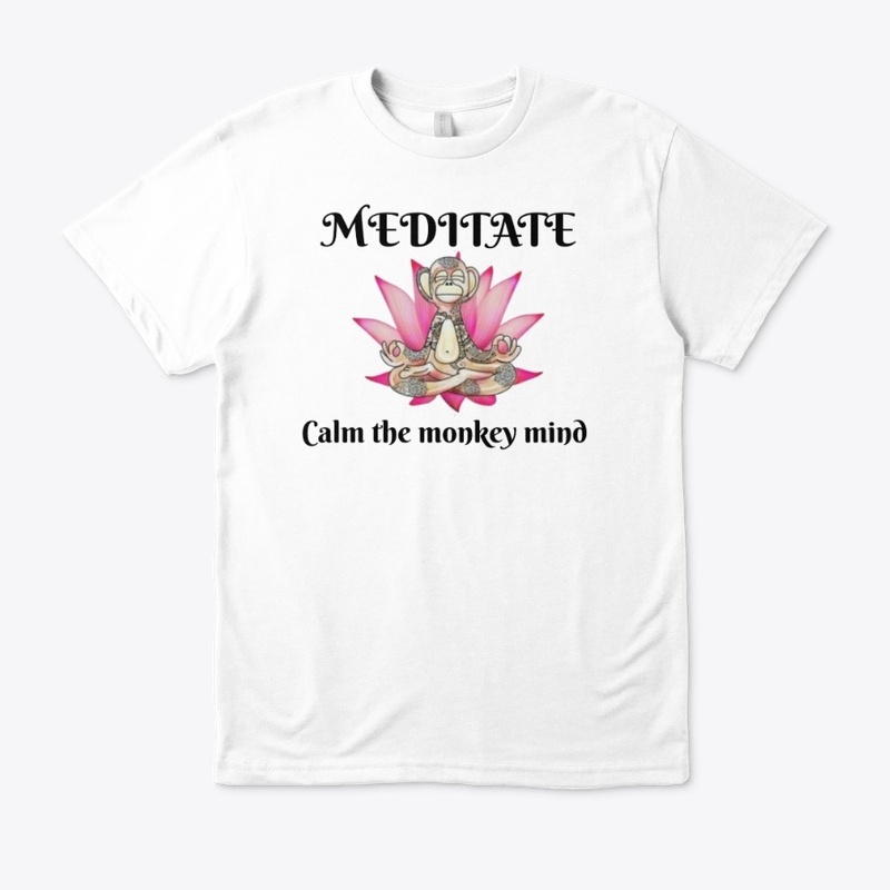 #Meditate calm the monkey mind