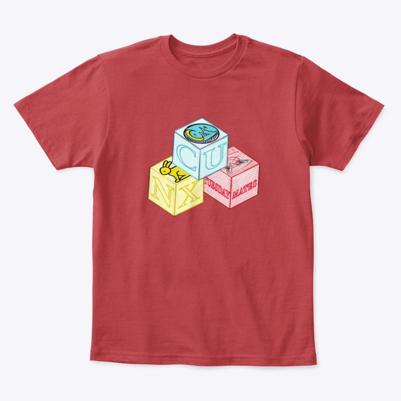 Cuntmates CM Letter Blocks Kid's Hoodie