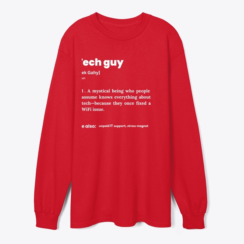TechGuy Funny T Shirt for Coders & Geeks