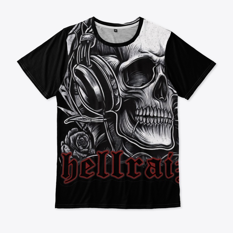 HellRaizer Skull and Headphones