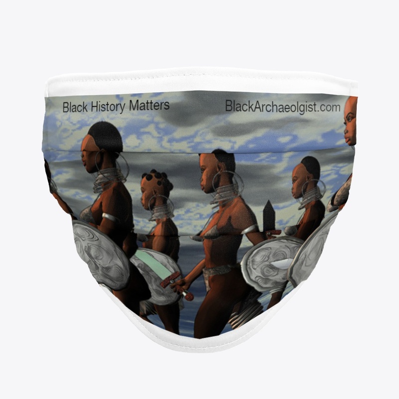 African Female Warriors Mask