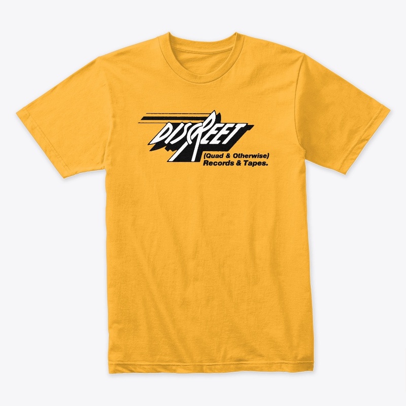 Discreet retro records and tapes Tee