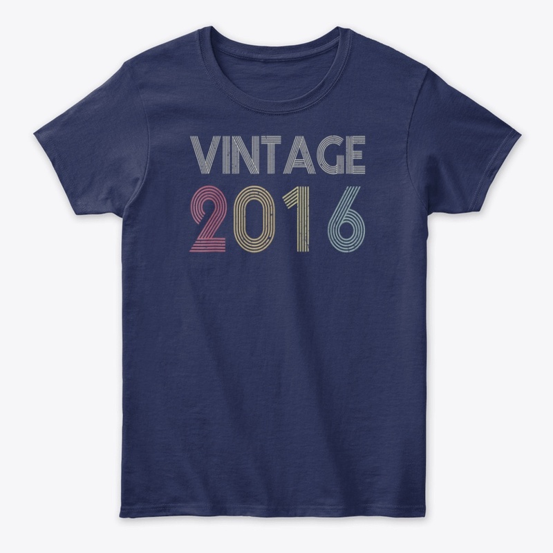 4th Birthday Gift Vintage 2016 Classic
