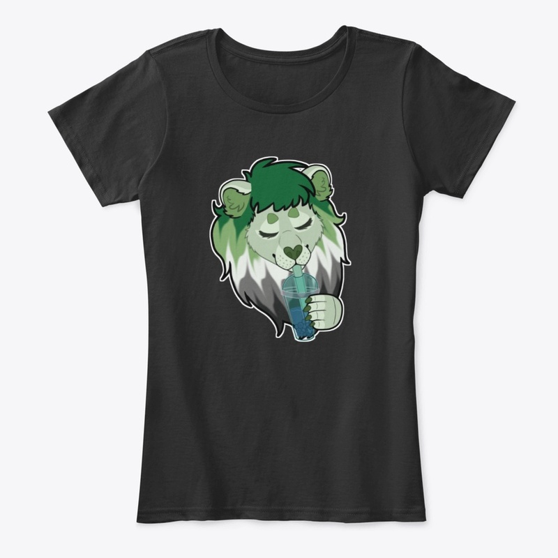 Bubble Tea Pride Lion (Aromantic)
