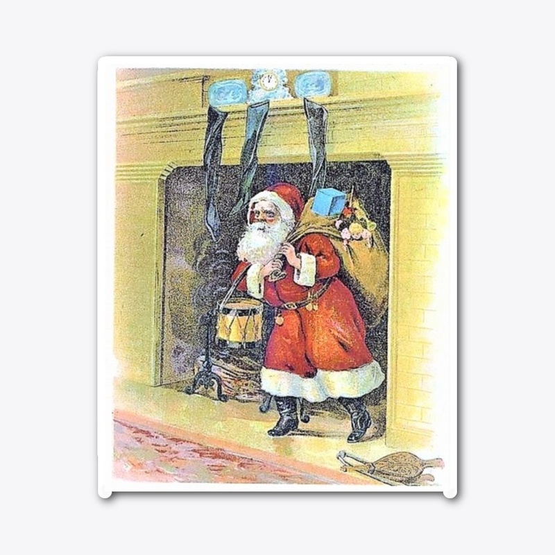 Vintage Santa, arriving