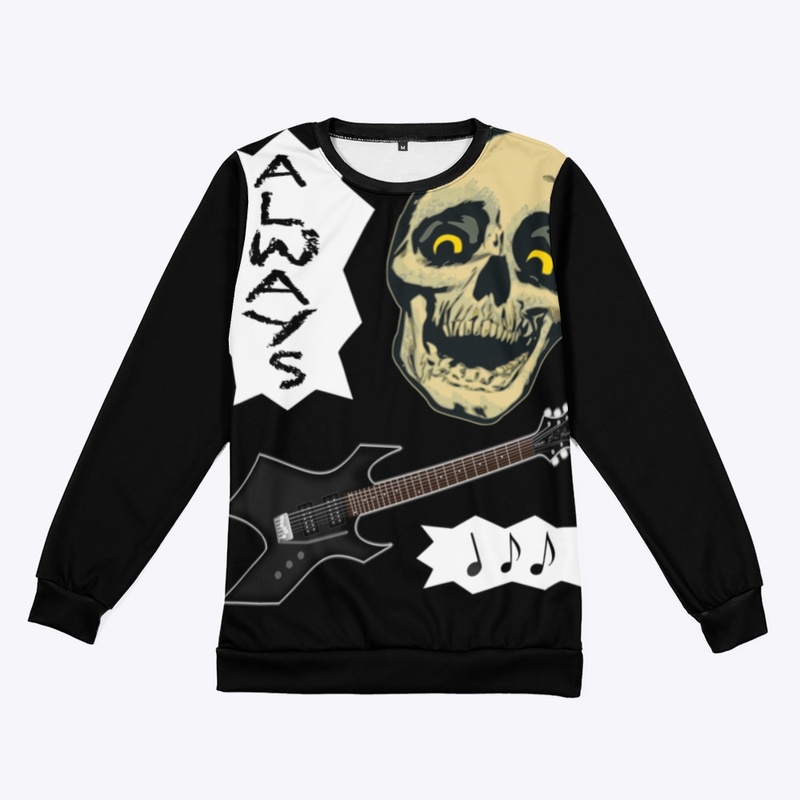 always skull guitar