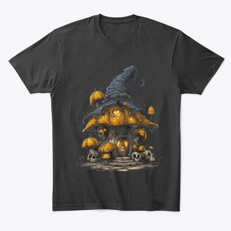 Cute Spooky Mushroom House