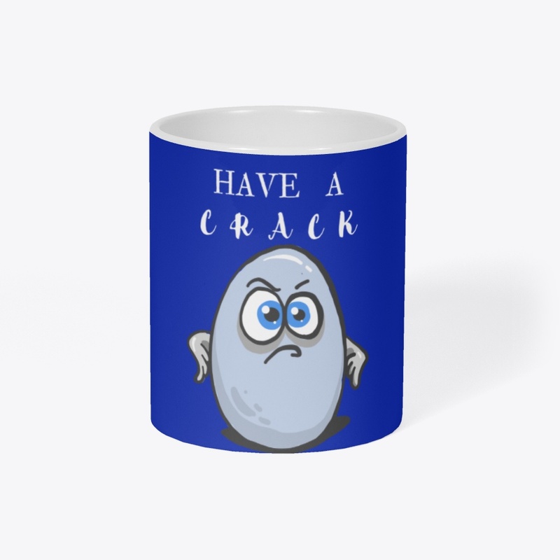 Angry Easter Egg - Have a crack White