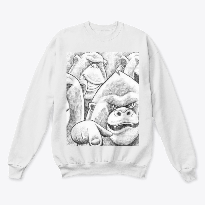 Monkey shirt, Monkey lover gift,