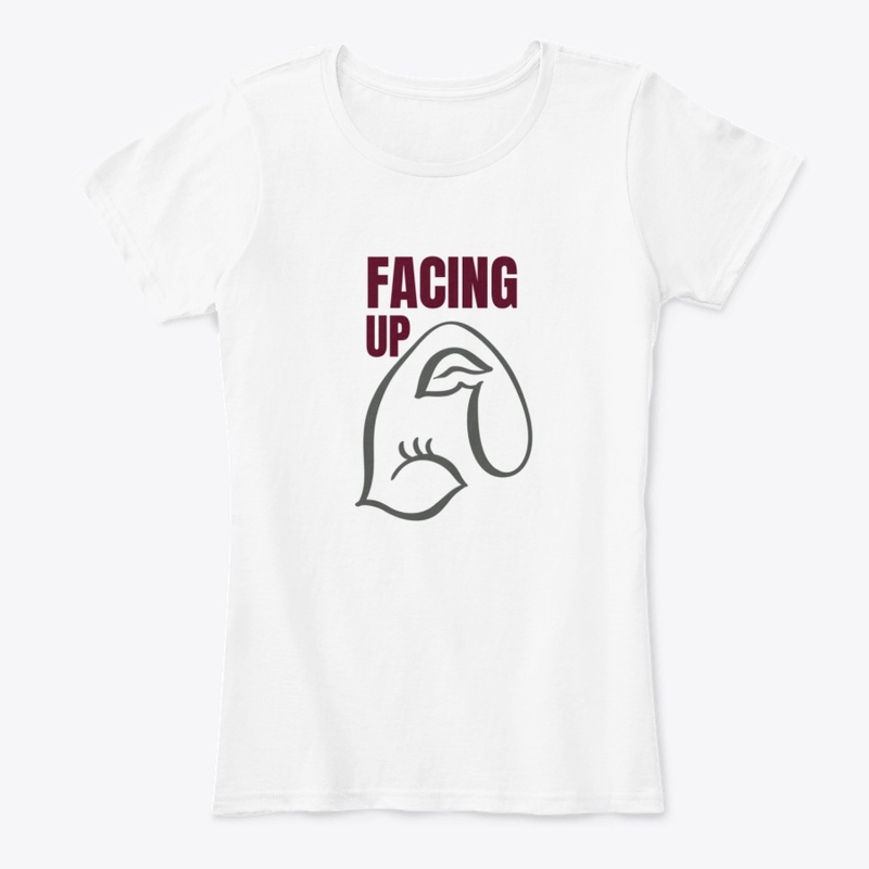 Facing up. Confidence. Optimism. Face up