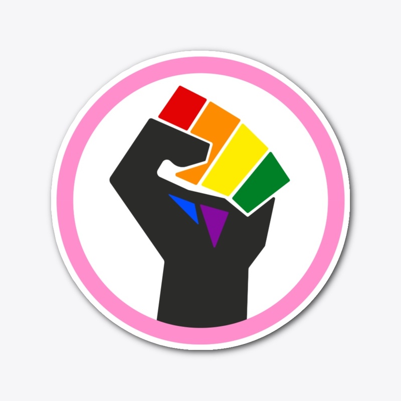Black LGBTQ+ Lives Matter Sticker (5in.)