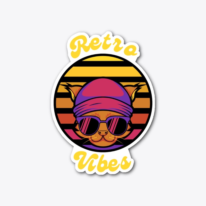 retro cat -vibes-