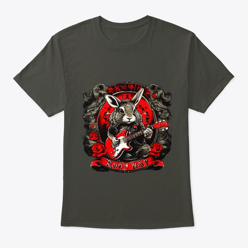Rock N Roll Hop TShirt Design Tiger face