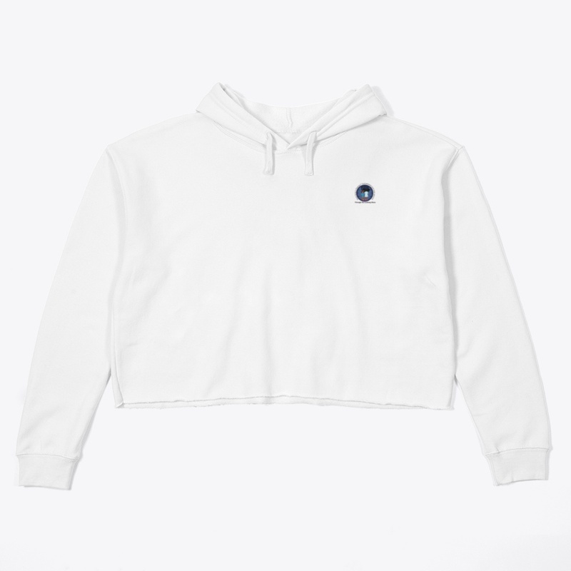 THROUGH THE LOOKING GLASS CROP HOODIE
