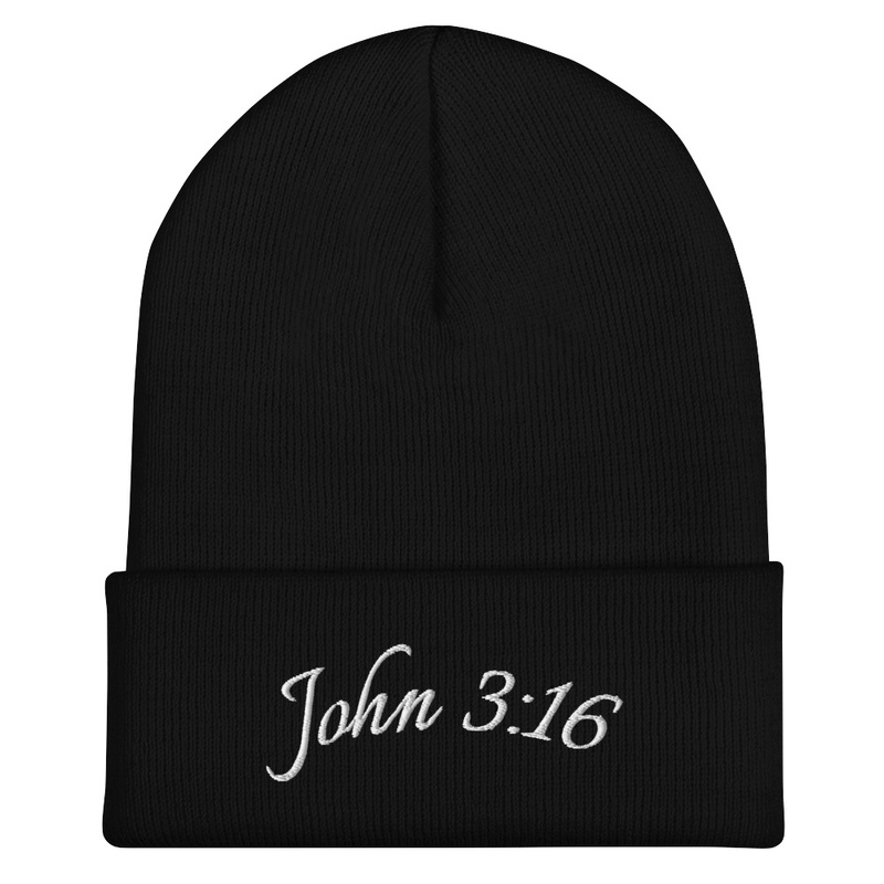 John 3:16 beanie