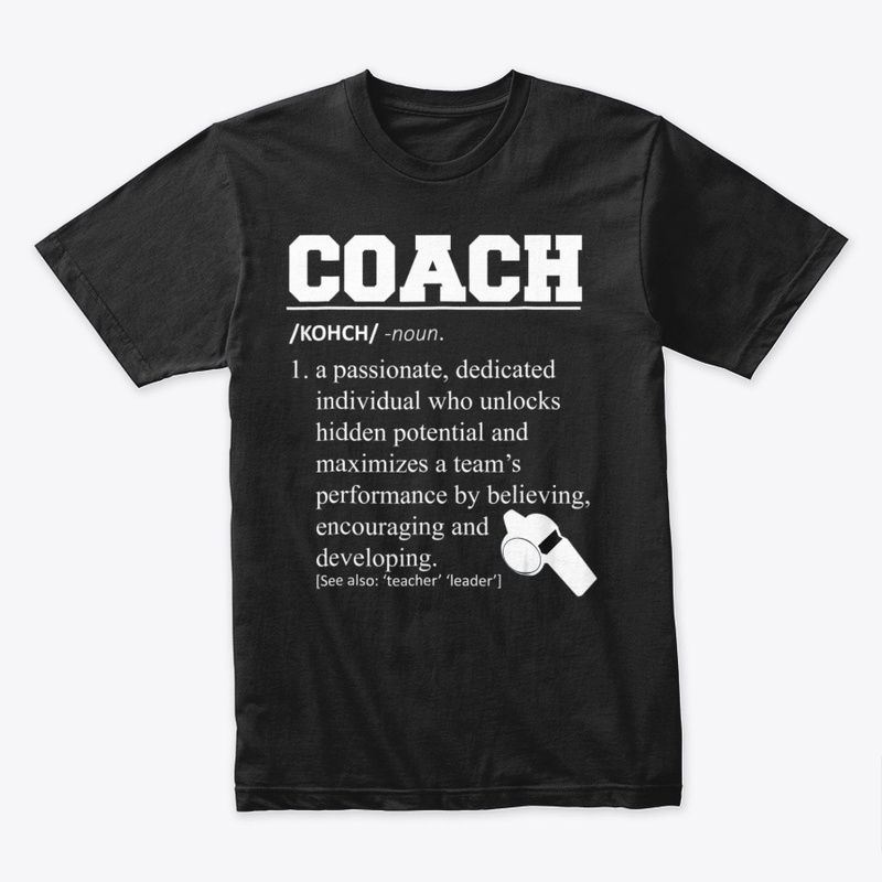 Coach Definition Tshirt Funny Coach Tee