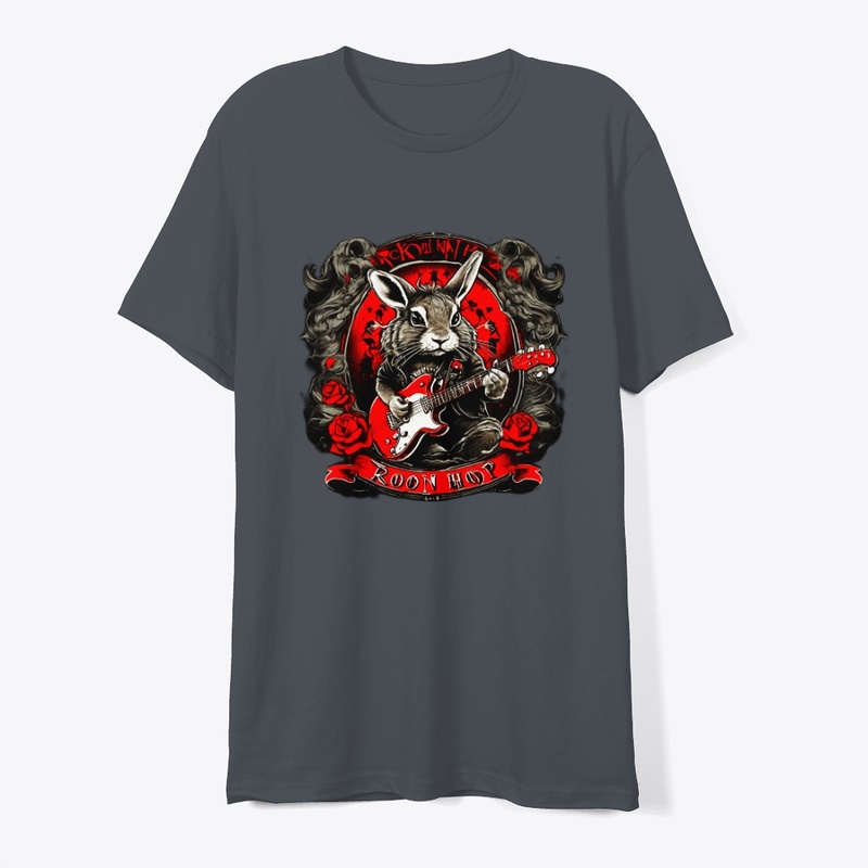 Rock N Roll Hop TShirt Design Tiger face