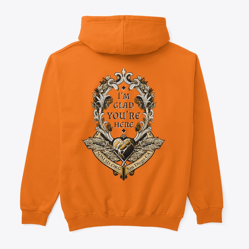 Esoterica Glad hoodie in sepia lights