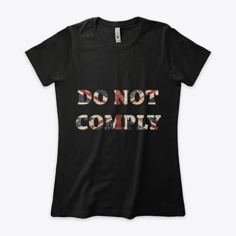 Do Not Comply Union Jack Flag Text