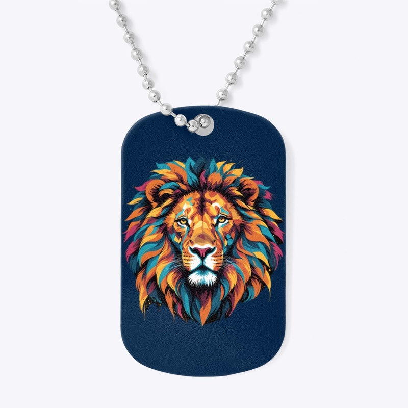 Bold Majesty: Vibrant Lion