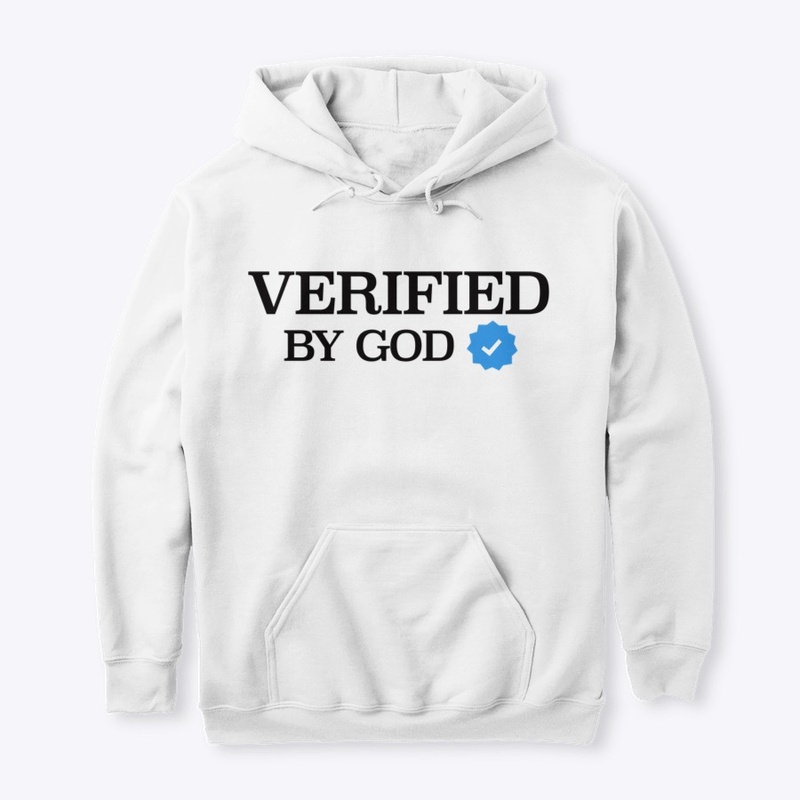 VERIFIED. BY GOD (Black Logo)