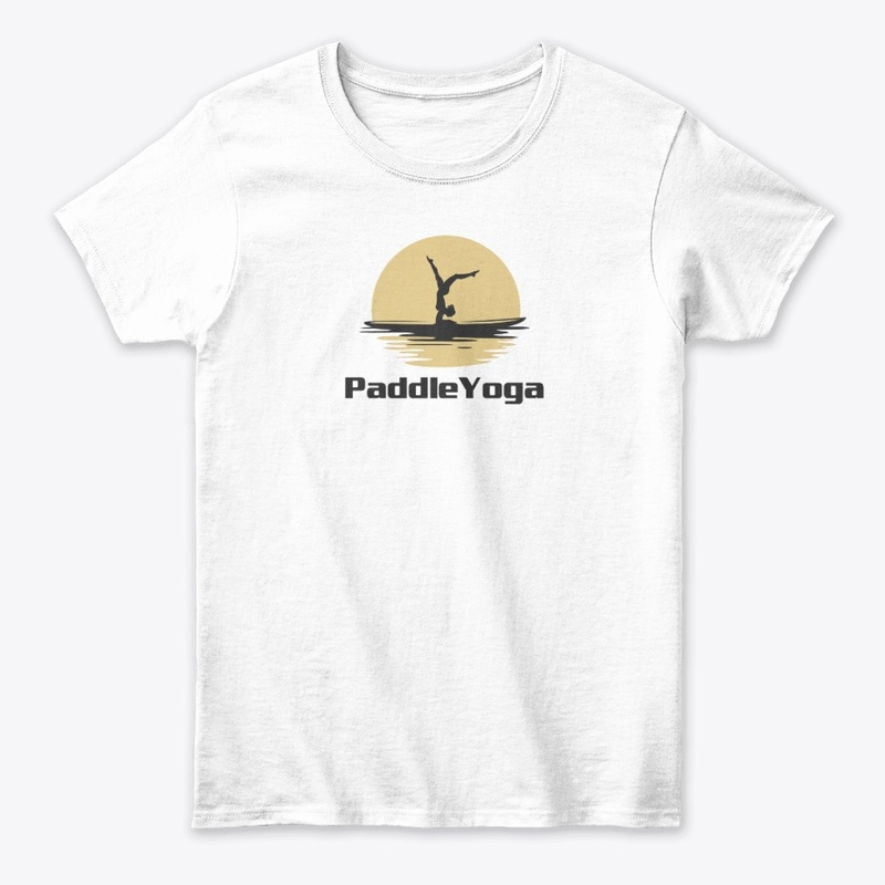 SUP, paddle board yoga pincha position