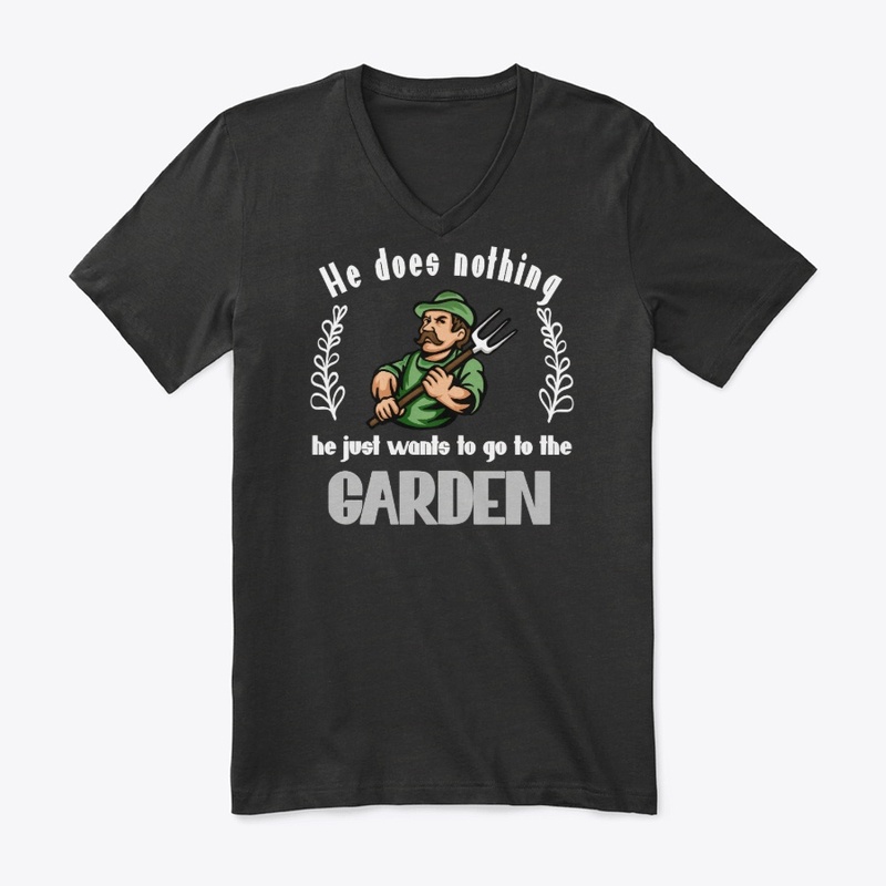 Gardener just wants to go to the garden.