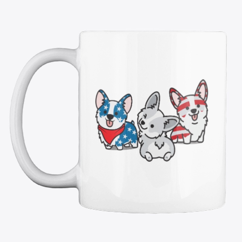 Patriotic 4th Of July Corgi Lover Gift