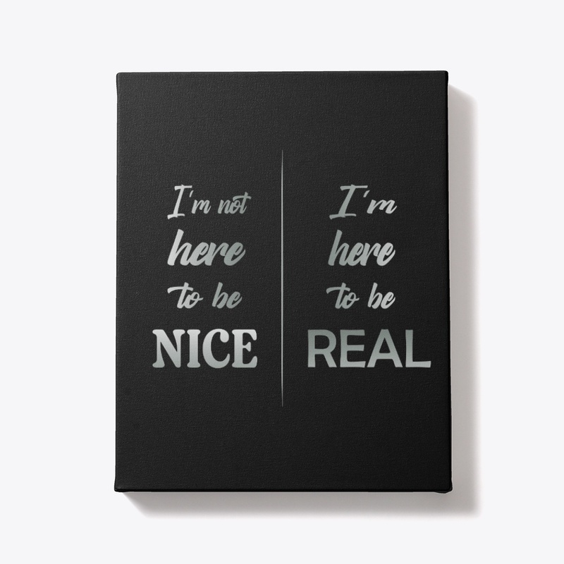Nice? Noo..... Real? Yap.....