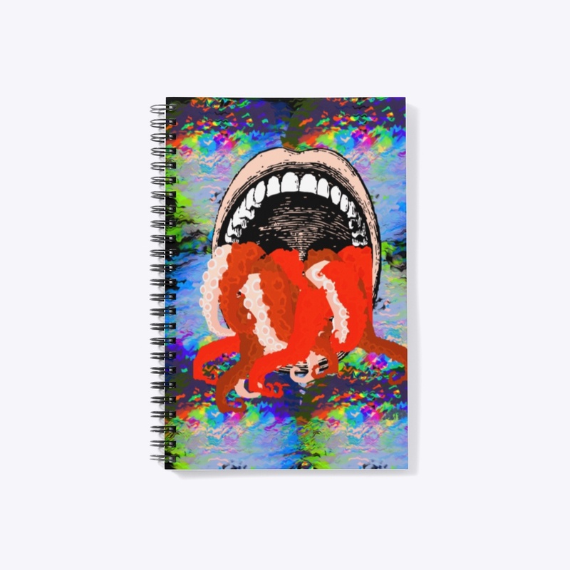 Tentacle Mouth Design Peach