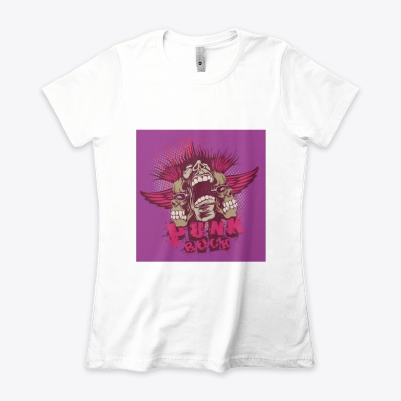 Craze Uk | Punk Rock Pink - Female Tees