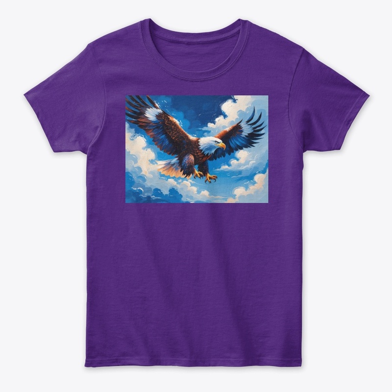 Majestic Bald Eagle in Flight