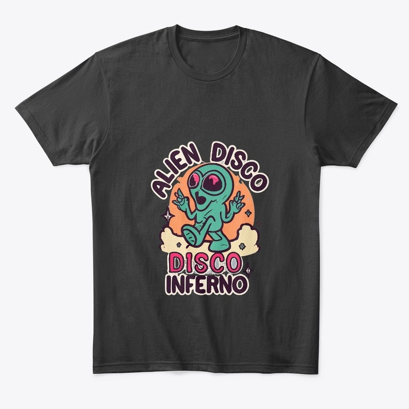 Alien Disco Inferno: Retro Sci-Fi Tee
