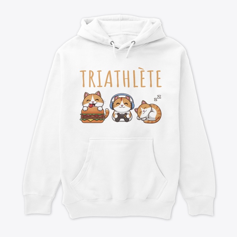 Triathlète Cats: Eat, Play, Sleep