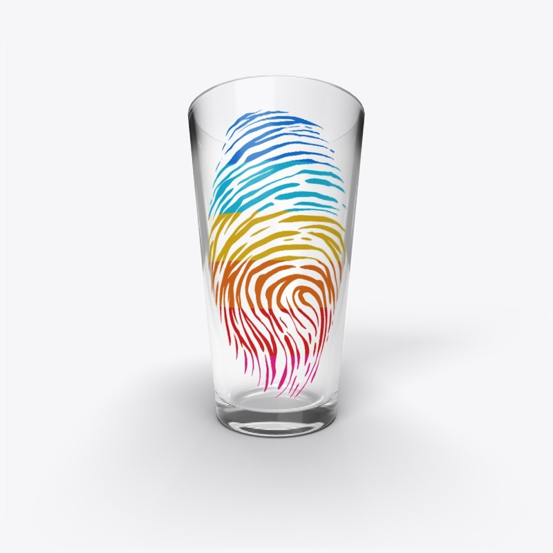 Colorful fingerprint